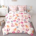 thumbnail image 1 of Castle Fairy Gingerbread Man Santa Claus Bedding Comforter Set 7-Piece for Children Teens,Merry Christmas King Bedding Sets,Happy Xmas Ultra Soft Bed Sheets,Microfiber Bedroom Decor,Reversible, 1 of 7