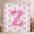 thumbnail image 1 of Castle Fairy Girls Alphabet Z Blackout Curtains Set of 2 (52x84 Each),Personalized Initial Window Curtains,Pink Bow Curtains and Drapes,Ultra Soft Home Decor, 1 of 6