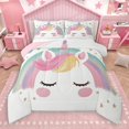thumbnail image 1 of Castle Fairy 2-Piece Twin Size Comforter Set, Unicorn and Horse Fantasy Print, 1 of 8