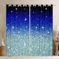 thumbnail image 1 of Castle Fairy Glitter Print Curtains Pack of 2 (42x84 Each),Dreamy Curtains Blackout, 1 of 6