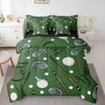 thumbnail image 1 of Castle Fairy Golf Gaming 7 Pieces Bedding Comforter Set,Sport Theme Full Bedding Set Lightweight,Ball Game Fitted Sheet Flat Sheet,Microfiber Boys Bedroom Decor,Reversible, 1 of 8