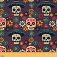 thumbnail image 1 of Castle Fairy Gothic Skull Fabric by the Yard 1 Yard,Groovy Flower Home Decor Fabric by the Yard,Happy Halloween Room Decor Fabric by the Yard,Microfiber Bedroom Decor, 1 of 6