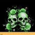 thumbnail image 1 of Castle Fairy Gothic Skull Fabric by the Yard 2 Yards for Teens,Chic Flower Room Decor Fabric by the Yard,Happy Halloween Sewing Fabric,Super Cozy Room Decor, 1 of 6
