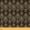 thumbnail image 1 of Castle Fairy Gothic Skull Fabric by the Yard 5 Yards for Teens,Bohemian Damask Fabric for Sewing,Happy Halloween Home Decor Fabric by the Yard,Luxury Bedroom Decor, 1 of 6