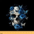 thumbnail image 1 of Castle Fairy Gothic Skull Fabric by the Yard 3 Yards for Teens,Chic Flower Sewing Fabric,Happy Halloween Fabric for Sewing,Super Cozy Room Decor, 1 of 6