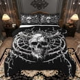 thumbnail image 1 of Castle Fairy Gothic Skull Queen Comforter Set,Tree Branches Vine Bedding Comforter Set, 1 of 8