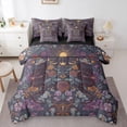 thumbnail image 1 of Castle Fairy Gothic Snake Twin Bedding Sets,Chic Floral Flowers Bedding Comforter Set, 1 of 8