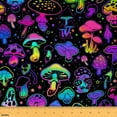 thumbnail image 1 of Castle Fairy Gradient Mushroom Fabric by the Yard 1 Yard,Galaxy Universe Home Decor Fabric by the Yard,Botanical Plants Room Decor Fabric by the Yard,Luxury Bedroom Decor, 1 of 6
