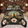 thumbnail image 1 of Castle Fairy Gradient Scarab Queen Comforter Set,Vine Flowers Bedding Comforter Set, 1 of 8