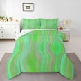 thumbnail image 1 of Castle Fairy Gradient Stripes Queen Comforter Set,Abstract Lines Bedding Comforter Set, 1 of 8