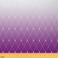 thumbnail image 1 of Castle Fairy Gray Purple Fabric by the Yard 5 Yards, Aesthetic Ombre Fabric for Sewing, Geometric Diamond Rhombus Home Decor Fabric by the Yard, 1 of 6