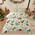 thumbnail image 1 of Castle Fairy Green Dinosaur 3-Piece Full Size Comforter Sets for Children,Merry Christmas Bedding Comforter Set,Kawaii Animal Lightweight Bedding Sets,Microfiber Children Bedroom Decor, 1 of 8