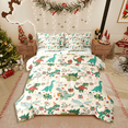 thumbnail image 1 of Castle Fairy Green Dinosaur 7 Pieces Bedding Comforter Set for Children,Merry Christmas Full Bedding Set Lightweight,Kawaii Animal Fitted Sheet Flat Sheet,Microfiber Children Bedroom Decor, 1 of 8