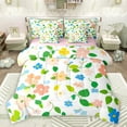thumbnail image 1 of Castle Fairy Groovy Flowers Bedding Comforter Set 7 Pieces for Kids Teens,Chic Floral Blossoms Full Bedding Set Lightweight,Spring Garden Fitted Sheet Flat Sheet,Lightweight Room Decor,Reversible, 1 of 8