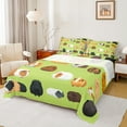 thumbnail image 1 of Castle Fairy Guinea Pig 4 Pieces Queen Sheet Sets for Child,Kawaii Animal Ultra Soft Flat Sheet,Cartoon Wildlife Queen Fitted Sheet,Super Cozy Room Decor, 1 of 7