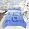 thumbnail image 1 of Castle Fairy Gymnast Girl 2pcs Bedding Comforter Set for Teens,Dance Theme Twin Comforter Sets,Sparkling Sequin Breathable Bedding Set,Lightweight Room Decor, 1 of 8
