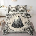 thumbnail image 1 of Castle Fairy Halloween Ghost 7-Piece Bedding Comforter Set,Chic Flower King Bedding Sets,Festival Theme Ultra Soft Bed Sheets,Ultra Soft Abstract Home Decor, 1 of 8
