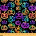 thumbnail image 1 of Castle Fairy Halloween Pumpkin Fabric by the Yard 2 Yards,Festival Theme Room Decor Fabric by the Yard,Abstract Gradient Sewing Fabric,Super Cozy Room Decor, 1 of 6