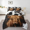 thumbnail image 1 of Castle Fairy Highland Cattle 3-Piece Full Size Comforter Sets for Teenagers,Cow Print Bedding Comforter Set,Farmhouse Animal Lightweight Bedding Sets,Luxury Bedroom Decor, 1 of 8