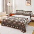 thumbnail image 1 of Castle Fairy Hippie Aztec 3pcs Twin Sheet Sets,Tribal Style Twin Fitted Sheet,Southwestern Theme Breathable Flat Sheet,Lightweight Bohemian Room Decor, 1 of 7