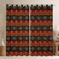 thumbnail image 1 of Castle Fairy Hippie Aztec Black Out Curtains for Teens Boys Girls,Abstract Geometric Curtains Pack of 2 (42x63 Each),Bohemian Exotic Style Bedroom Curtains,Luxury Bedroom Decor, 1 of 6