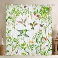 thumbnail image 1 of Castle Fairy Hummingbird Blackout Curtains Set of 2 (52x84 Each),Floral Window Curtains, 1 of 6