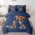 thumbnail image 1 of Castle Fairy Ice Hockey 7-Piece Bedding Comforter Set for Teens Women Men,Gothic Skeleton King Bedding Sets,Sport Gamer Ultra Soft Bed Sheets,Lightweight Room Decor, 1 of 8