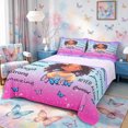 thumbnail image 1 of Castle Fairy Inspirational Girl Queen Sheets 4 Pieces,Butterfly Quote Art Queen Sheet Sets,Purple,1 Fitted Sheet, 1 Flat Sheet and 2 Pillowcases, 1 of 6