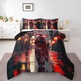 thumbnail image 1 of Castle Fairy Japanese Hokusai Full Size Comforter Sets,Japanese Style Bedding Sets, 1 of 8