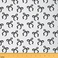thumbnail image 1 of Castle Fairy Kawaii Bow Fabric by the Yard 10 Yard,Black White Room Decor Fabric by the Yard,Dreamy Princess Sewing Fabric,Ultra Soft Cute Home Decor, 1 of 6