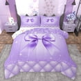 thumbnail image 1 of Castle Fairy Kawaii Bowknot 3 Pieces Queen Comforter Set for Boys Girls,Dreamy Princess Ultra Soft Bedding Sets,Bling Glitter Bedding Comforter Set Breathable,Luxury Bedroom Decor,Reversible, 1 of 8