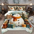 thumbnail image 1 of Castle Fairy Kawaii Christmas Snowman Bedding Comforter Set 2pcs for Preppy Child Kids,Xmas Festival Twin Comforter Sets Microfiber,Happy New Year Breathable Bedding Set,Lightweight Room Decor, 1 of 8