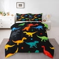 thumbnail image 1 of Castle Fairy Kawaii Dinosaur 2Pcs Bedding Comforter Set for Child Children Preppy,Cartoon Wildlife Twin Comforter Sets,Cute Animal Breathable Bedding Set,Super Cozy Room Decor, 1 of 8