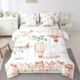 thumbnail image 1 of Castle Fairy 7-Piece Full Size Bedding Set, Plane Cartoon Airplane Transportation Bedding, 1 of 8