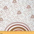thumbnail image 1 of Castle Fairy Kawaii Rainbow Girl Fabric by the Yard 10 Yards,Gradient Ombre Room Decor Fabric by the Yard,Dreamy Princess Fabric for Sewing,Breathable Home Decor, 1 of 6