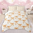 thumbnail image 1 of Castle Fairy Kawaii Ribbon Bow Boy Girl 3 Pieces Queen Comforter Set,Dreamy Princess Ultra Soft Bedding Sets,Polka Dots Bedding Comforter Set Breathable,Super Cozy Room Decor,Reversible, 1 of 8