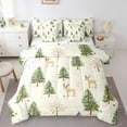 thumbnail image 1 of Castle Fairy Kids Animal Deer 7-Piece Twin Bedding Sets,Christmas Tree Bedding Comforter Set,Happy New Year Breathable Sheet Sets,Ultra Soft Home Decor, 1 of 8