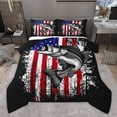 thumbnail image 1 of Castle Fairy Kids Big Bass Fish Full Size Comforter Sets,American Flag Bedding Sets, 1 of 8