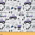 thumbnail image 1 of Castle Fairy Kids Cartoon Tractor Fabric by the Yard 10 Yards,Equipment Car Room Decor Fabric by the Yard,Car Theme Fabric for Sewing,Super Cozy Room Decor, 1 of 6