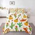 thumbnail image 1 of Castle Fairy Kids Child Music Guitar Twin Comforter Sets,Western Cactus Bedding Set, 1 of 8