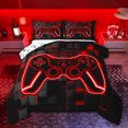 thumbnail image 1 of Castle Fairy Kids Children Hexagon Gamer Twin Comforter Sets,Video Game Bedding Set, 1 of 8