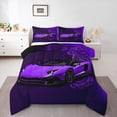thumbnail image 1 of Castle Fairy Kids Children Speed Race Car Queen Comforter Set,Sport Bedding Comforter Set, 1 of 8