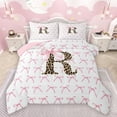 thumbnail image 1 of Castle Fairy Personalized Initial R 3-Piece Comforter Set, Full Size, 1 of 8