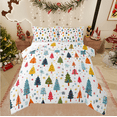 thumbnail image 1 of Castle Fairy Kids Christmas Tree 2pcs Bedding Comforter Set,Polka Dots Twin Comforter Sets,Festival Xmas Breathable Bedding Set,Super Cozy Room Decor, 1 of 8