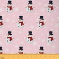 thumbnail image 1 of Castle Fairy Kids Kawaii Snowman Fabric by the Yard 10 Yards,Merry Christmas Room Decor Fabric by the Yard,Happy New Year Fabric for Sewing,Microfiber Bedroom Decor, 1 of 6