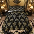 thumbnail image 1 of Castle Fairy Kids Luxury Vintage Damask Twin Comforter Sets,Bohemian Floral Bedding Set, 1 of 8
