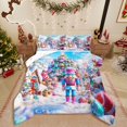 thumbnail image 1 of Castle Fairy Kids Nutcracker Snowman 2pcs Bedding Comforter Set,Christmas Tree Twin Comforter Sets,Candy Cane Breathable Bedding Set,Super Cozy Room Decor, 1 of 8