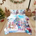 thumbnail image 1 of Castle Fairy Kids Nutcracker Snowman 7-Piece Twin Bedding Sets,Christmas Tree Bedding Comforter Set,Candy Cane Breathable Sheet Sets,Super Cozy Room Decor, 1 of 8