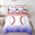 thumbnail image 1 of Castle Fairy Kids Sport Baseball Twin Bedding Sets,Graffiti Splash Bedding Comforter Set, 1 of 8