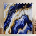 thumbnail image 1 of Castle Fairy Kids Teenagers Gradient Marble Stone Pattern Curtains Pack of 2 (42x84 Each),Mountain Fluid Gold Metallic Curtains Blackout,Ombre Marbling Watercolor Bedroom Curtains Bedroom Decor, 1 of 6
